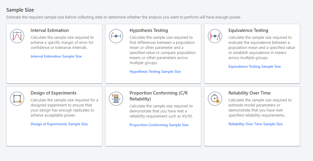 サンプルサイズモジュール